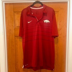 Arkansas Razorbacks Nike Dry Fit Short Sleeve Shirt